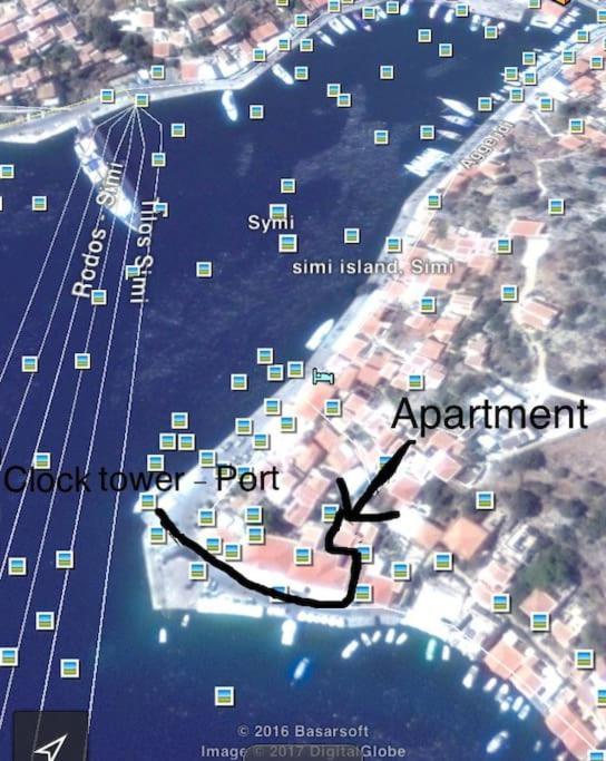 Aegli Apartments Deluxe Σύμη Εξωτερικό φωτογραφία